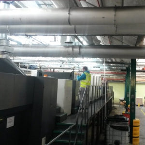 Industrial Factory Cleaning at Graphic Packaging in Bristol, England