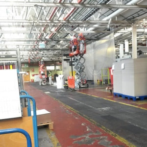 Industrial Factory Cleaning at Graphic Packaging in Bristol, England