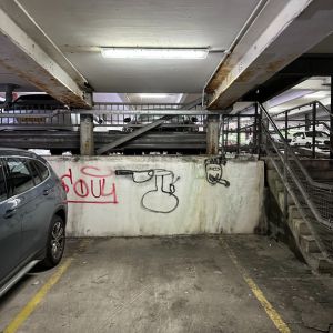 Graffiti Removal & Cleaning at RIverside Car Park