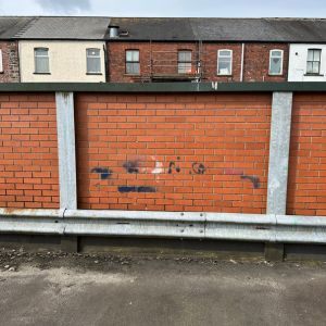 Graffiti Removal & Cleaning at RIverside Car Park