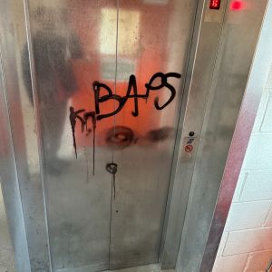 Graffiti Removal & Cleaning at RIverside Car Park