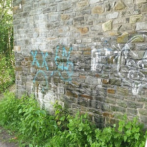 Graffiti Removal from Sirhowy Bridge in Blackwood, Gwent