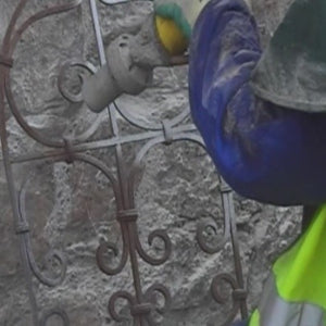 Heritage Building Restoration & Soda Blasting at Coalhouses in Blaenavon Iron Works Museum