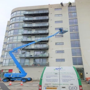 High Level Cleaning & K-Render Clean for Mirage at Portishead, Bristol