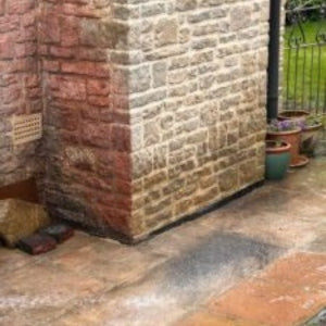 Fire Damage Cleanup using Blasting at house in Gloucester for Rainbow International