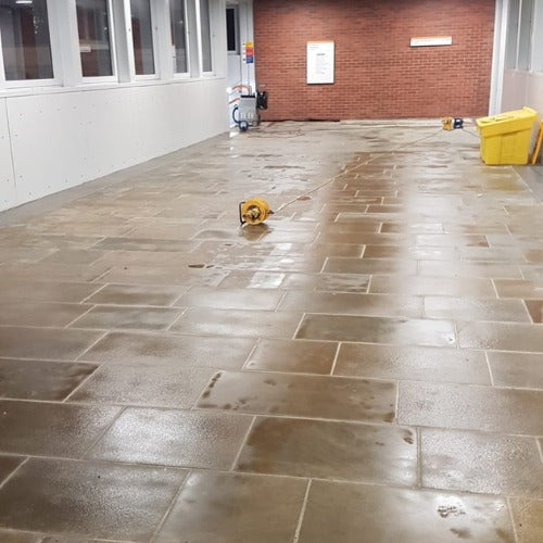 Industrial Steam Cleaning at West Hampstead in London for the Transport for London (Walkways)