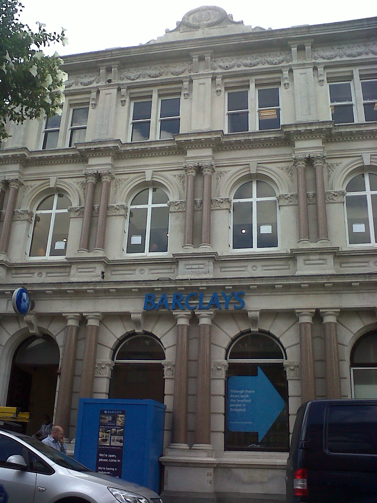 Stpne Repointing Stone Repair for Barclays Bank in Bridgend, Wales