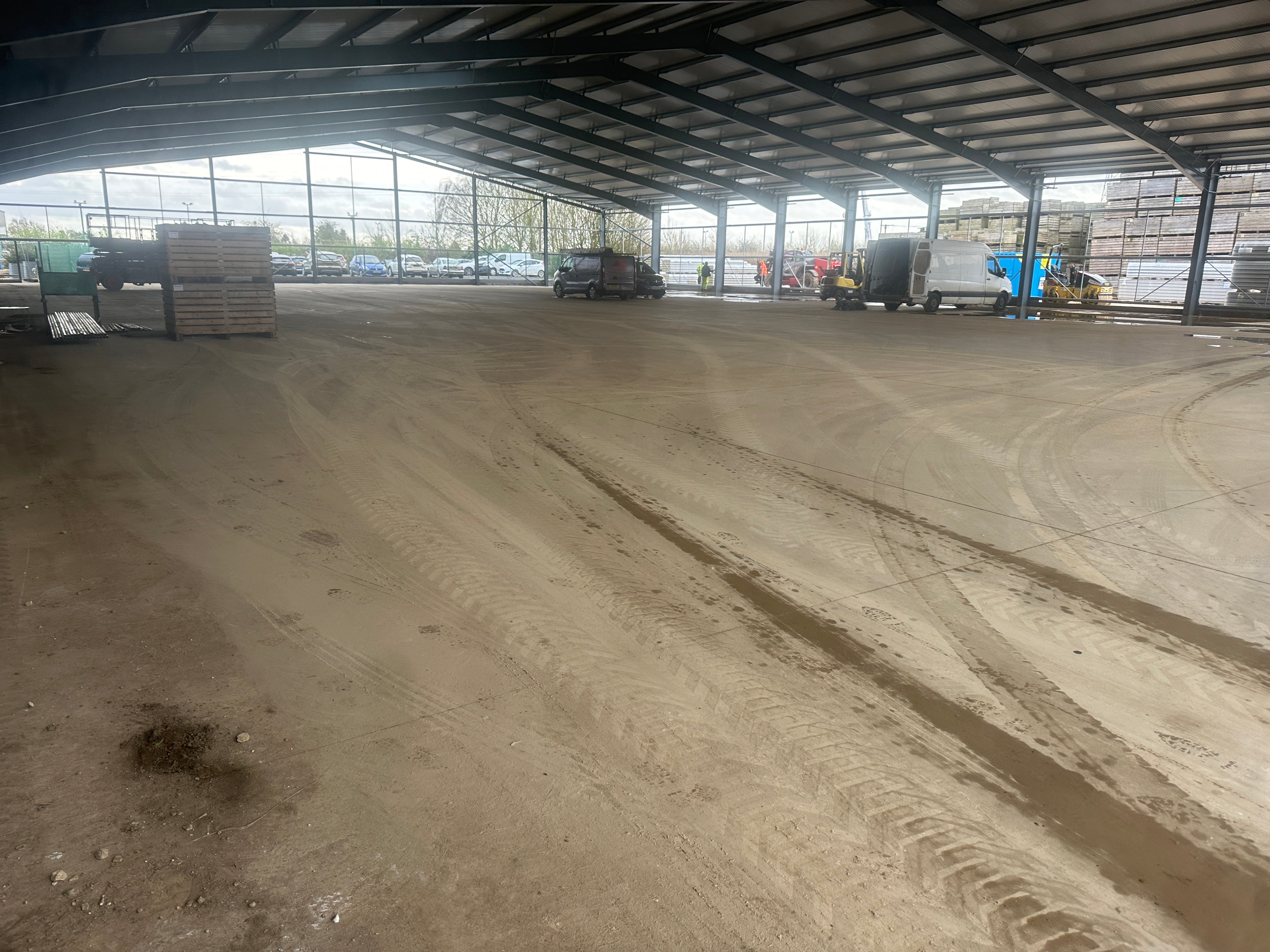 Industrial Warehouse Floor Cleaning at Bennett Potatoes from APT ICC