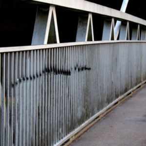 Graffiti Cleaning, Moss Removal & Algae Clean at White Rose Bridge in Caerphilly, South Wales