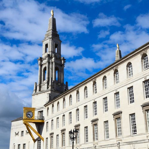 Listed City Building in Leeds & exterior cleaning services