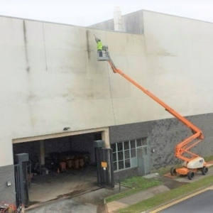 K Render & Stone Cleaning - VUE Cinema, Cwmbran, South Wales